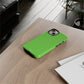 Green Tough Case - Classy Cases - Phone Case - iPhone 14 - Glossy -