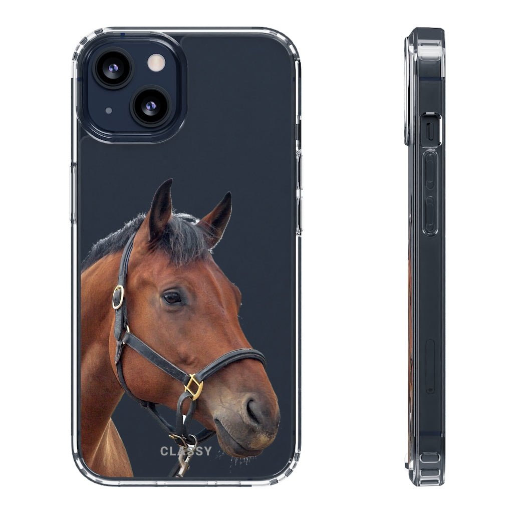Horse Clear Case - Classy Cases - Phone Case - iPhone 13 - With gift packaging -