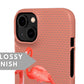 Huge Awesome Flamingos Brown Snap Case - Classy Cases - Phone Case - iPhone 14 - Glossy -