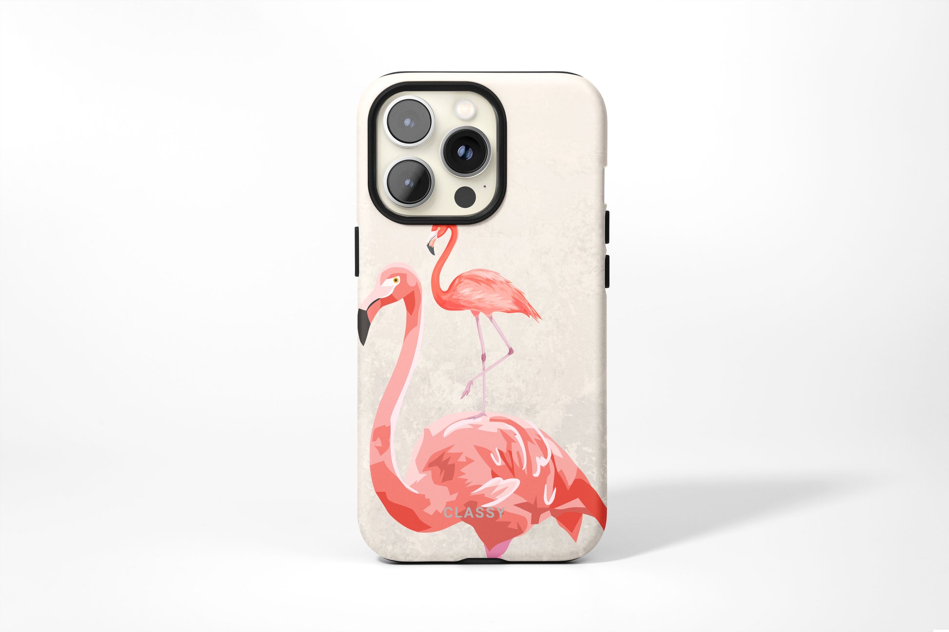 Huge Awesome Flamingo Tough Case - Classy Cases - Phone Case - Samsung Galaxy S22 - Glossy -