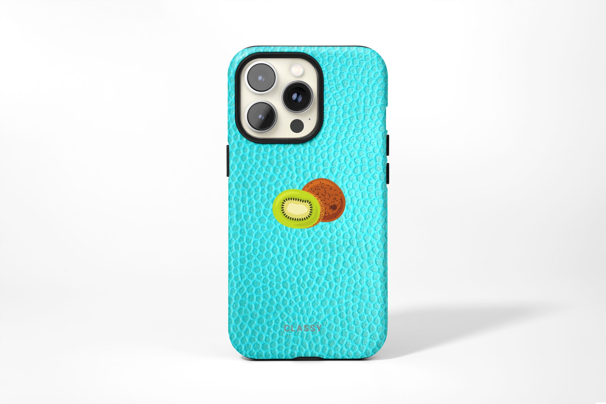 Kiwi | Turquoise Tough Case - Classy Cases - Phone Case - Samsung Galaxy S22 - Glossy -