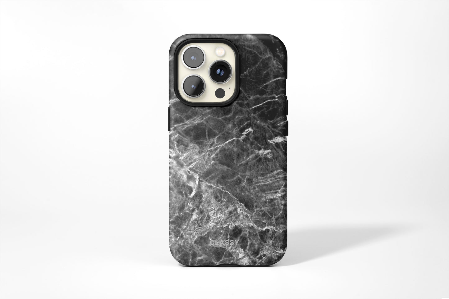 Black Marble Tough Case - Classy Cases - Phone Case - Samsung Galaxy S22 - Glossy -