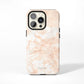 Light Orange Marble Tough Case - Classy Cases - Phone Case - Samsung Galaxy S22 - Glossy -