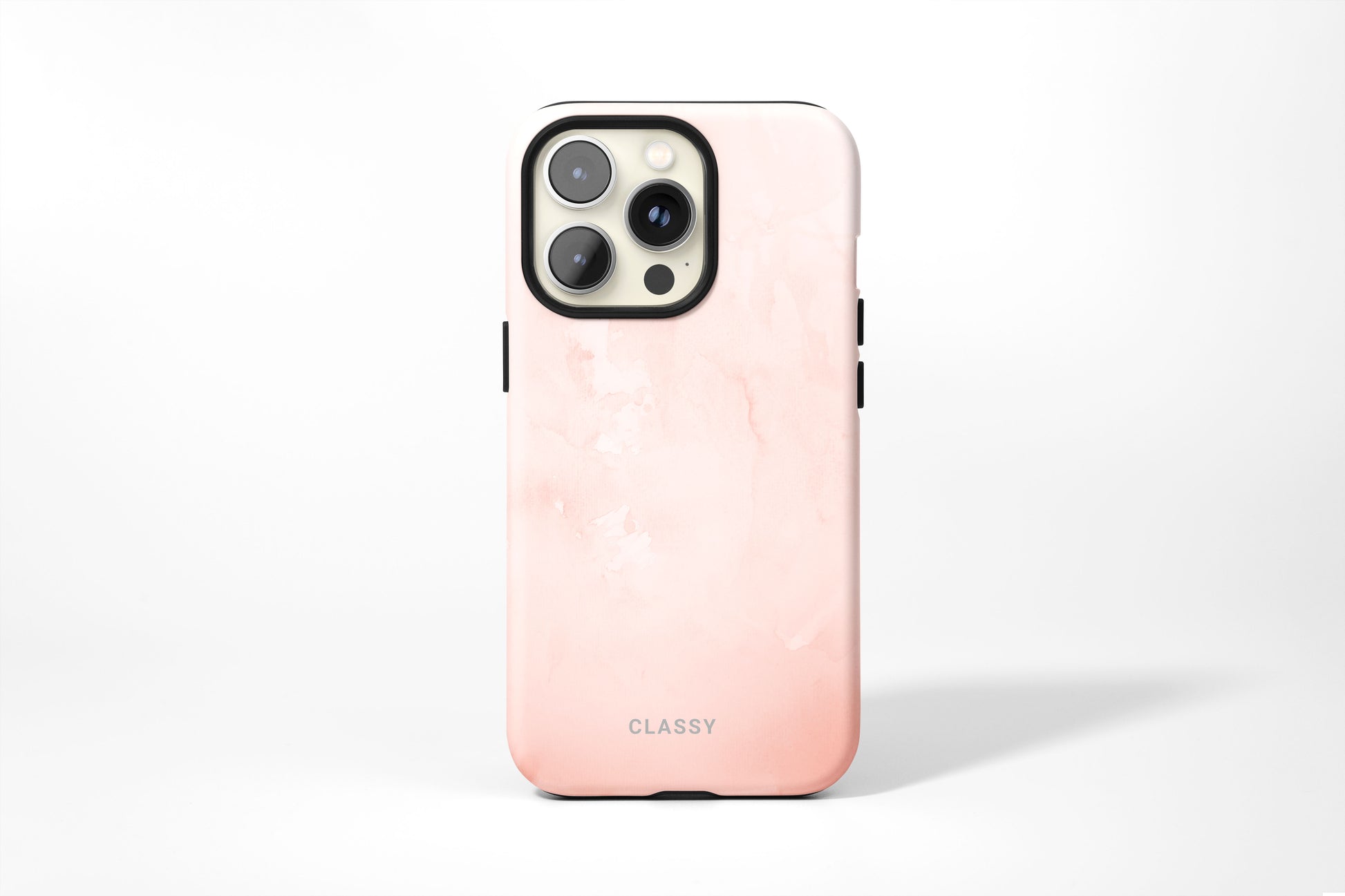 Simple Marble Light Pink Tough Case - Classy Cases - Phone Case - Samsung Galaxy S22 - Glossy -