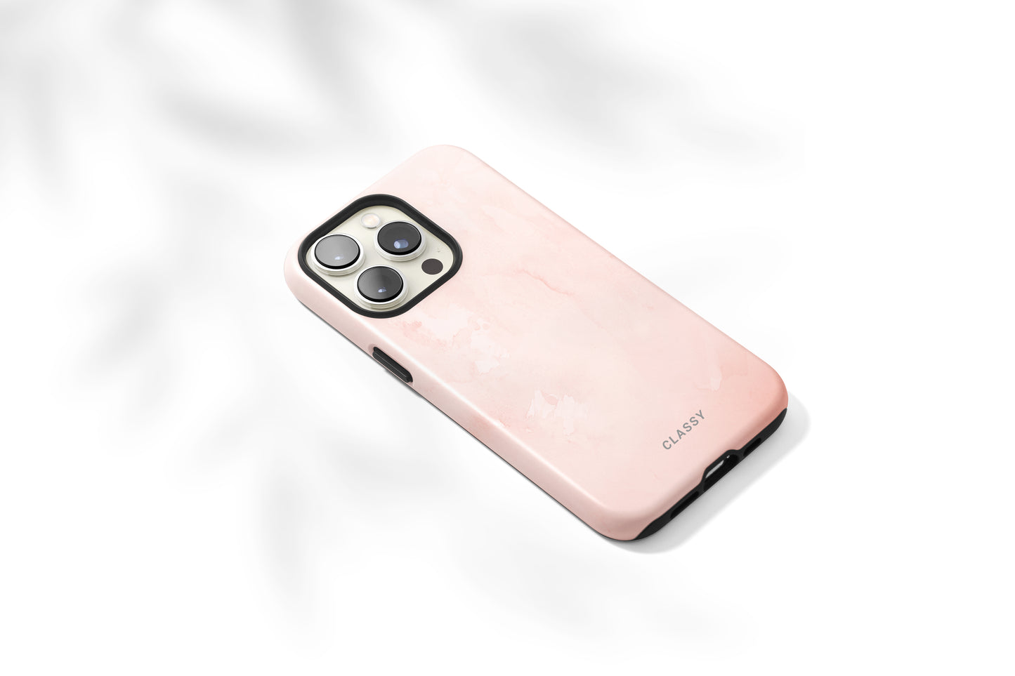 Simple Marble Light Pink Tough Case - Classy Cases - Phone Case - Samsung Galaxy S22 - Glossy -