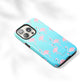 Turquoise Blue Flamingo Tough Case - Classy Cases - Phone Case - Samsung Galaxy S22 - Glossy -