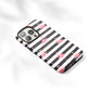 Black and White Striped Flamingo Tough Case - Classy Cases - Phone Case - Samsung Galaxy S22 - Glossy -