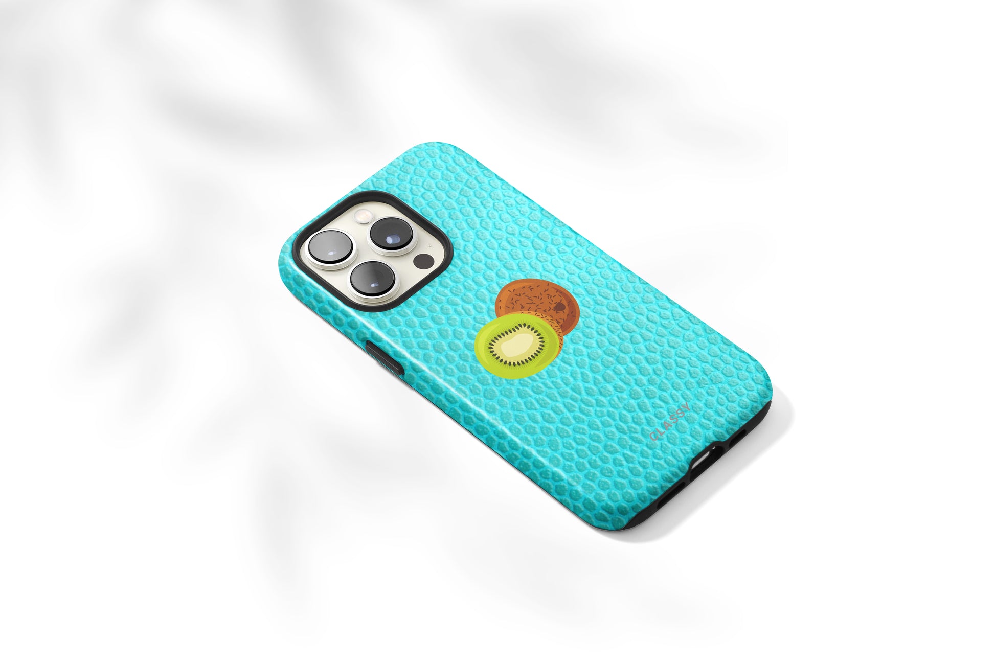 Kiwi | Turquoise Tough Case - Classy Cases - Phone Case - Samsung Galaxy S22 - Glossy -