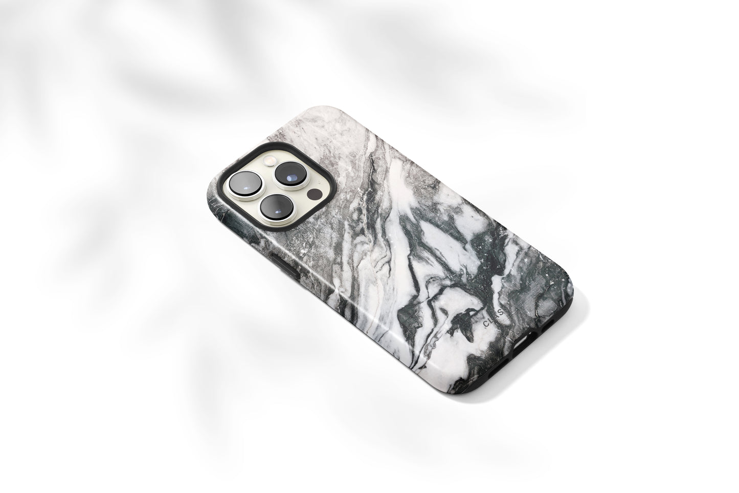 Black and White Marble Tough Case - Classy Cases - Phone Case - Samsung Galaxy S22 - Glossy -