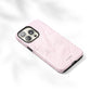 Light Pink Marble Tough Case - Classy Cases - Phone Case - Samsung Galaxy S22 - Glossy -