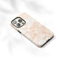 Light Orange Marble Tough Case - Classy Cases - Phone Case - Samsung Galaxy S22 - Glossy -