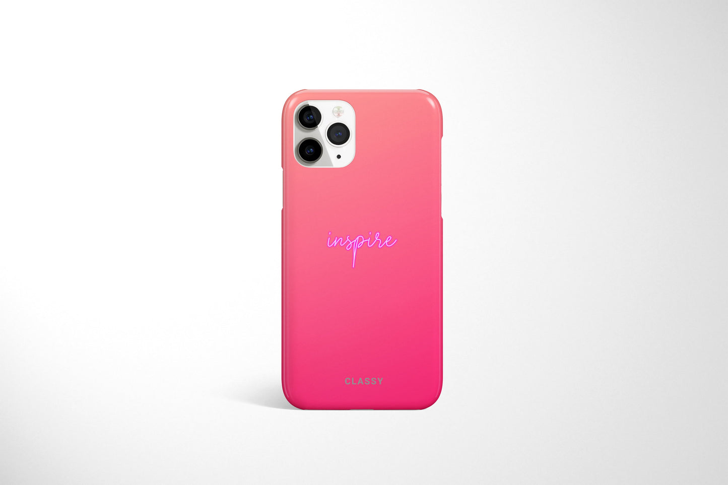 Inspire | Pink Snap Case - Classy Cases - Phone Case - iPhone 12 Pro Max - Glossy -