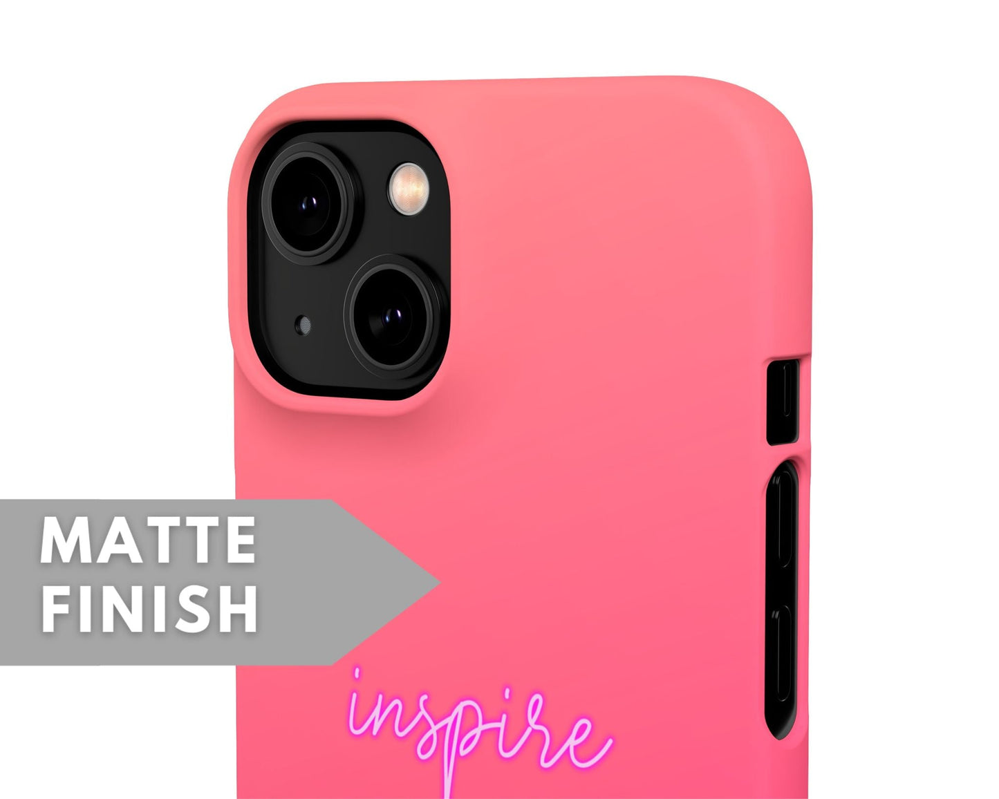 Inspire | Pink Snap Case - Classy Cases