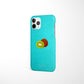 Kiwis Turquoise Snap Case - Classy Cases - Phone Case - iPhone 12 Pro Max - Glossy -