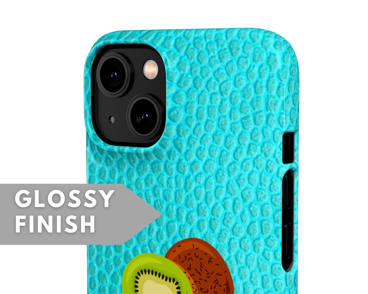 Kiwis Turquoise Snap Case - Classy Cases