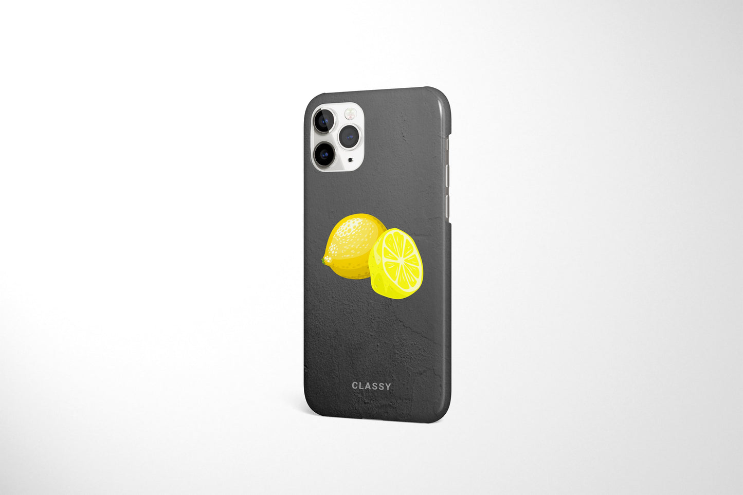 Lemons Black Snap Case - Classy Cases - Phone Case - iPhone 12 Pro Max - Glossy -