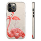 Huge Awesome Flamingo Tough Case - Classy Cases - Phone Case - iPhone 12 Pro Max - Glossy -