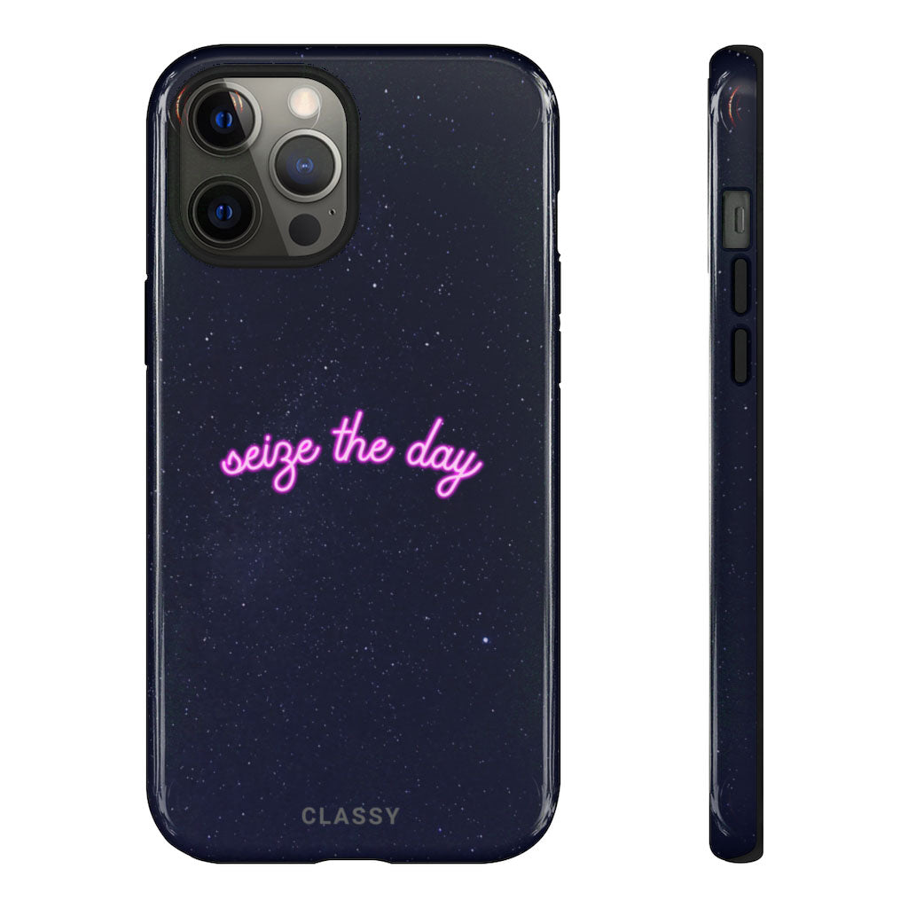 Seize the Day | Night Sky Tough Case - Classy Cases - Phone Case - iPhone 12 Pro Max - Glossy -