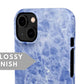 Light Blue Marble Snap Case - Classy Cases - Phone Case - iPhone 14 - Glossy -