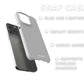 Light Gray Snap Case - Classy Cases - Phone Case - iPhone 14 - Glossy -