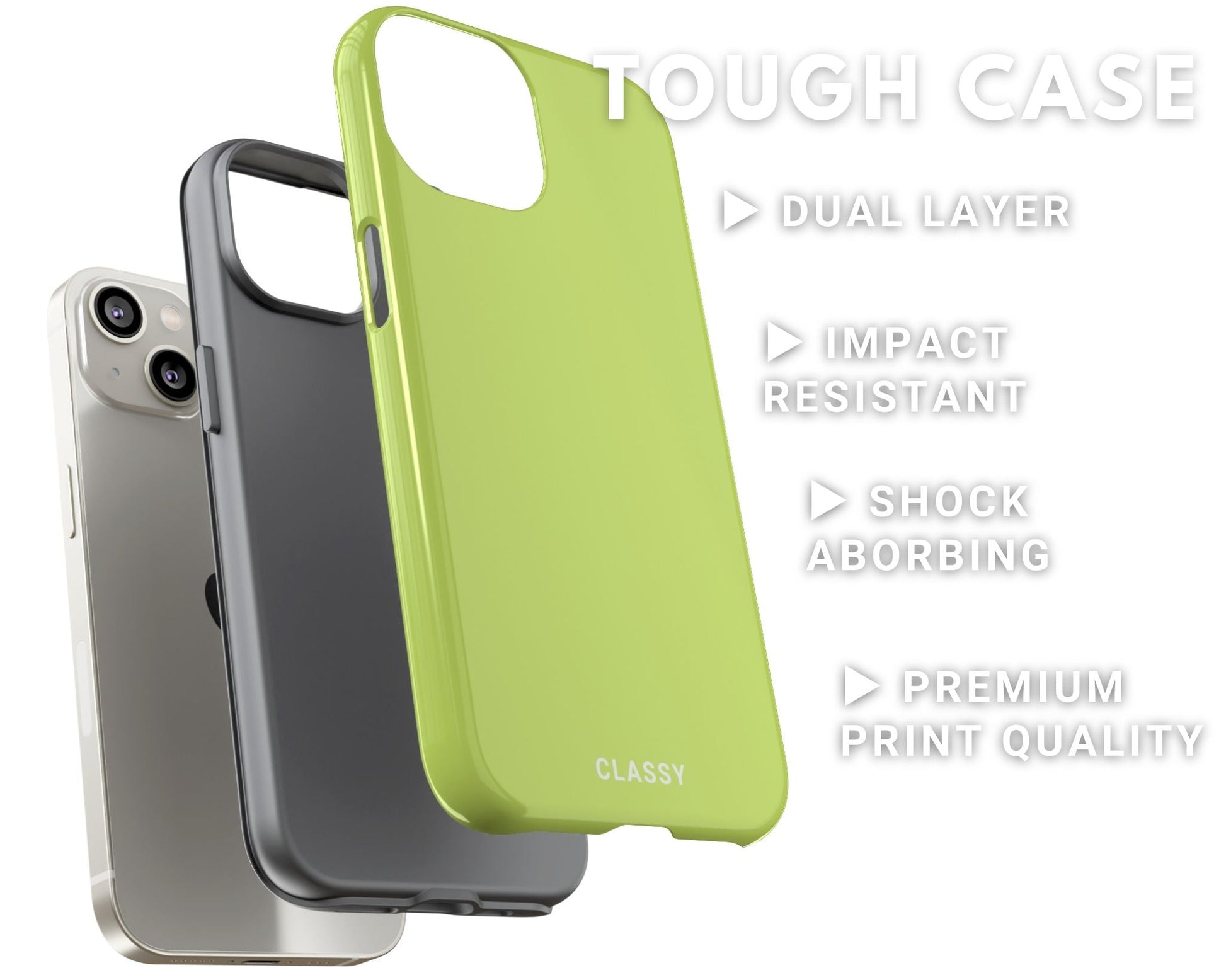 Light Green Tough Case - Classy Cases