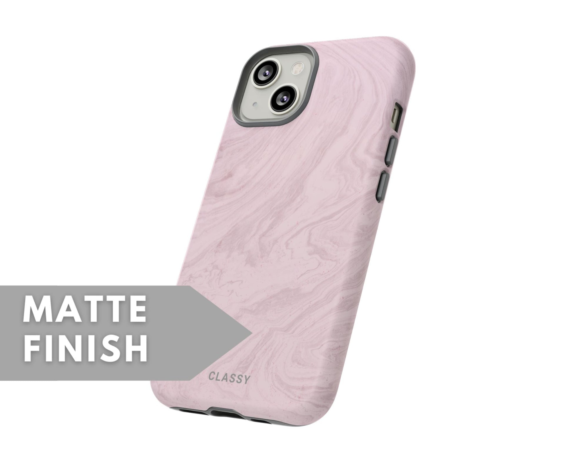 Light Pink Marble Tough Case - Classy Cases