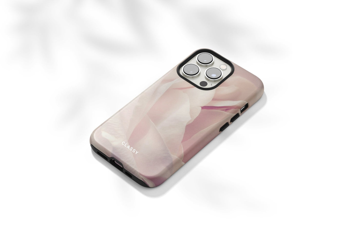 Light Pink Rose Tough Case - Classy Cases - Phone Case - Samsung Galaxy S22 - Glossy -