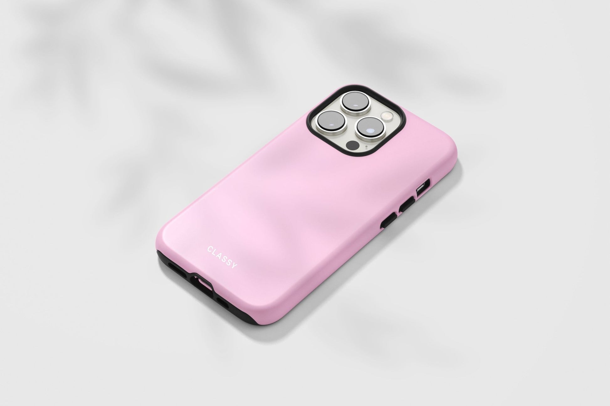 Light Pink Tough Case - Classy Cases - Phone Case - iPhone 14 - Glossy -