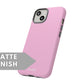 Light Pink Tough Case - Classy Cases - Phone Case - iPhone 14 - Glossy -