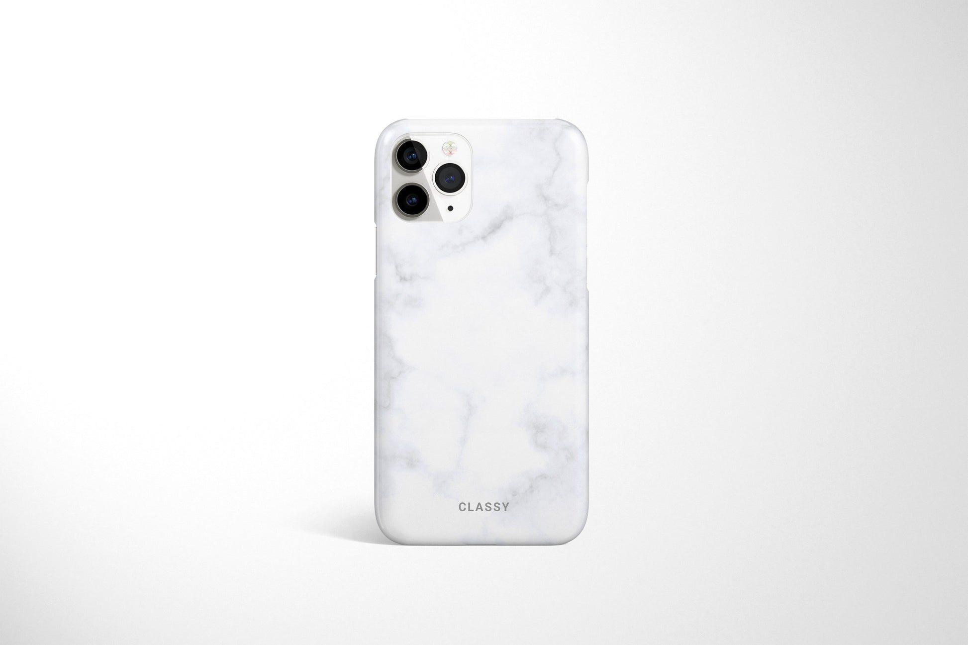 Light White Marble Snap Case - Classy Cases - Phone Case - iPhone 12 Pro Max - Glossy -