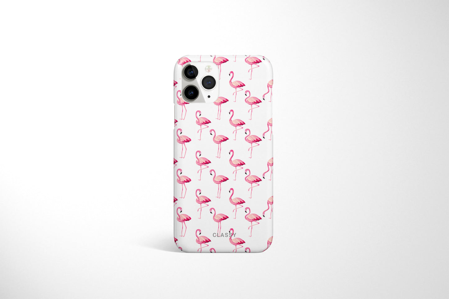 Little Flamingo White Snap Case - Classy Cases