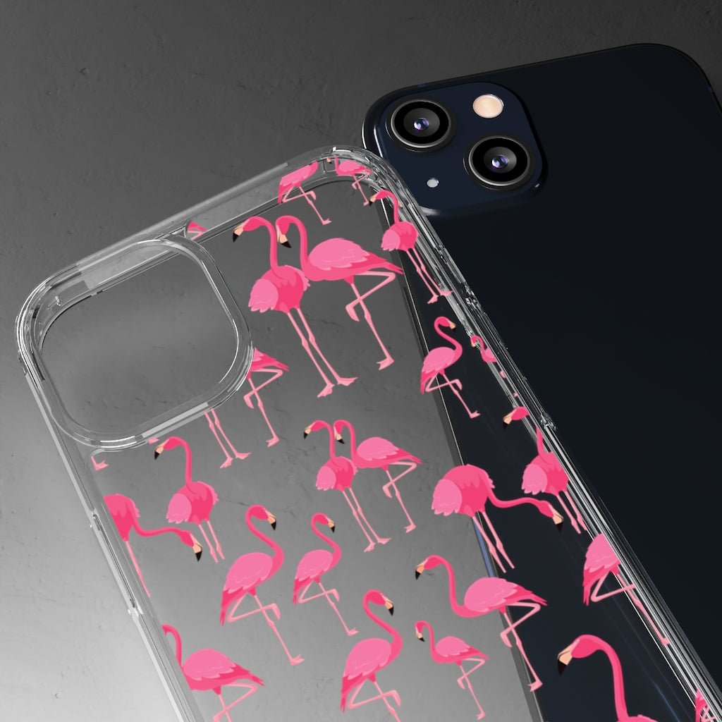 Little Pink Flamingos | Clear Case - Classy Cases