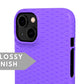 Little Purple Circles Snap Case - Classy Cases - Phone Case - iPhone 14 - Glossy -