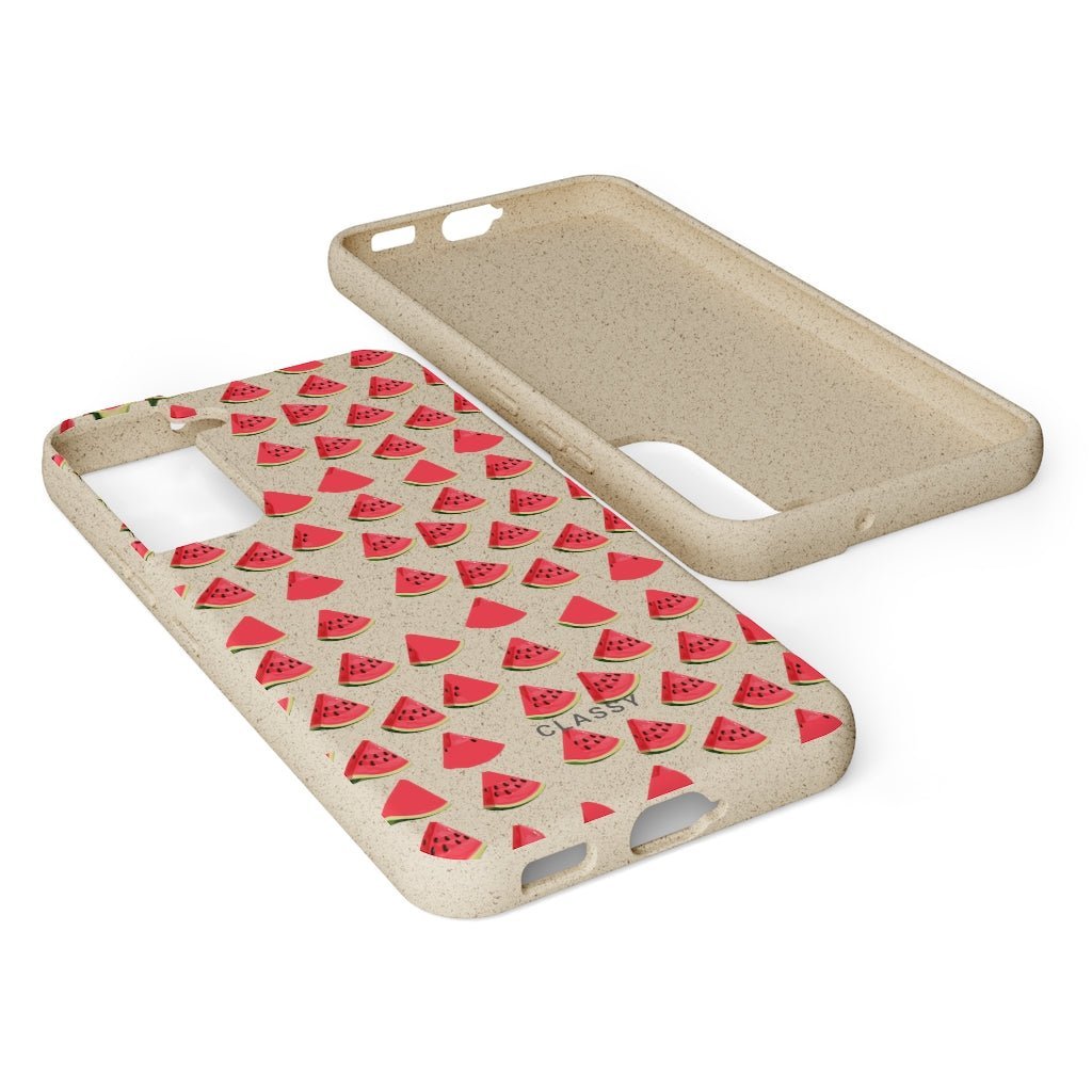 Little Watermelons Biodegradable Case - Classy Cases - Phone Case - Samsung Galaxy S22 - 