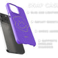 love u Purple Snap Case - Classy Cases - Phone Case - iPhone 14 - Glossy -