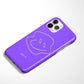 love u Purple Snap Case - Classy Cases - Phone Case - iPhone 14 - Glossy -