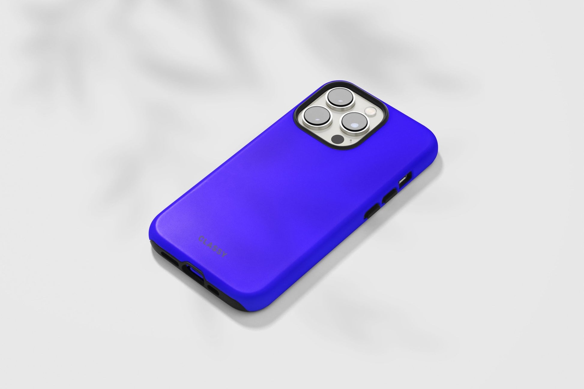 Neon Navy Blue Tough Case - Classy Cases - Phone Case - iPhone 14 - Glossy -