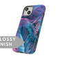 Neon Palm Leaves Tough Case - Classy Cases - Phone Case - iPhone 15 - Glossy -