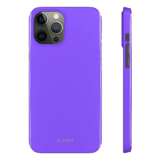 Neon Purple Snap Case - Classy Cases