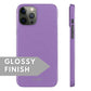Pastel Purple Snap Case - Classy Cases - Phone Case - iPhone 12 Pro Max - Glossy -