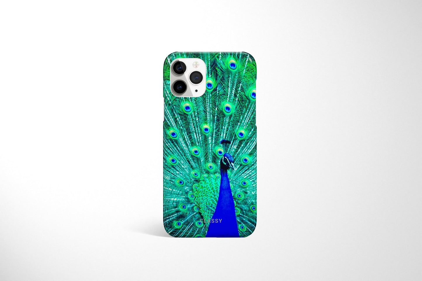 Peacock Snap Case - Classy Cases - Phone Case - iPhone 14 - Glossy -