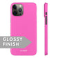 Pink Snap Case - Classy Cases - Phone Case - iPhone 12 Pro Max - Glossy -