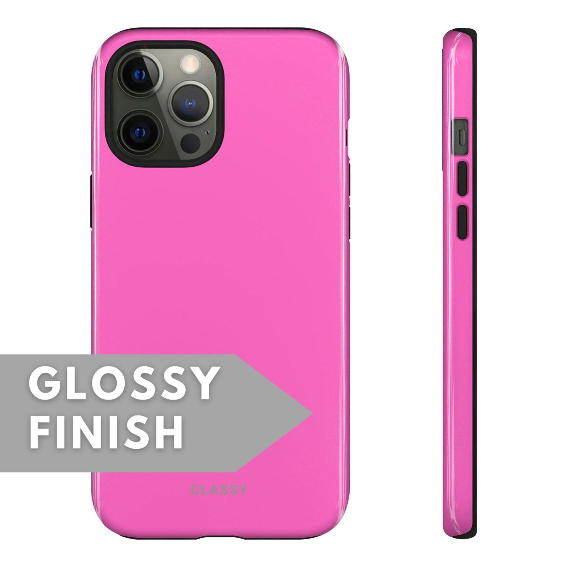 Pink Tough Case - Classy Cases - Phone Case - Samsung Galaxy S22 - Glossy -