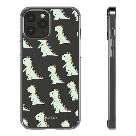 Pride LMBTQ Little Dinosaurs Clear Case - Classy Cases - Phone Case - iPhone 12 Pro Max - With gift packaging -