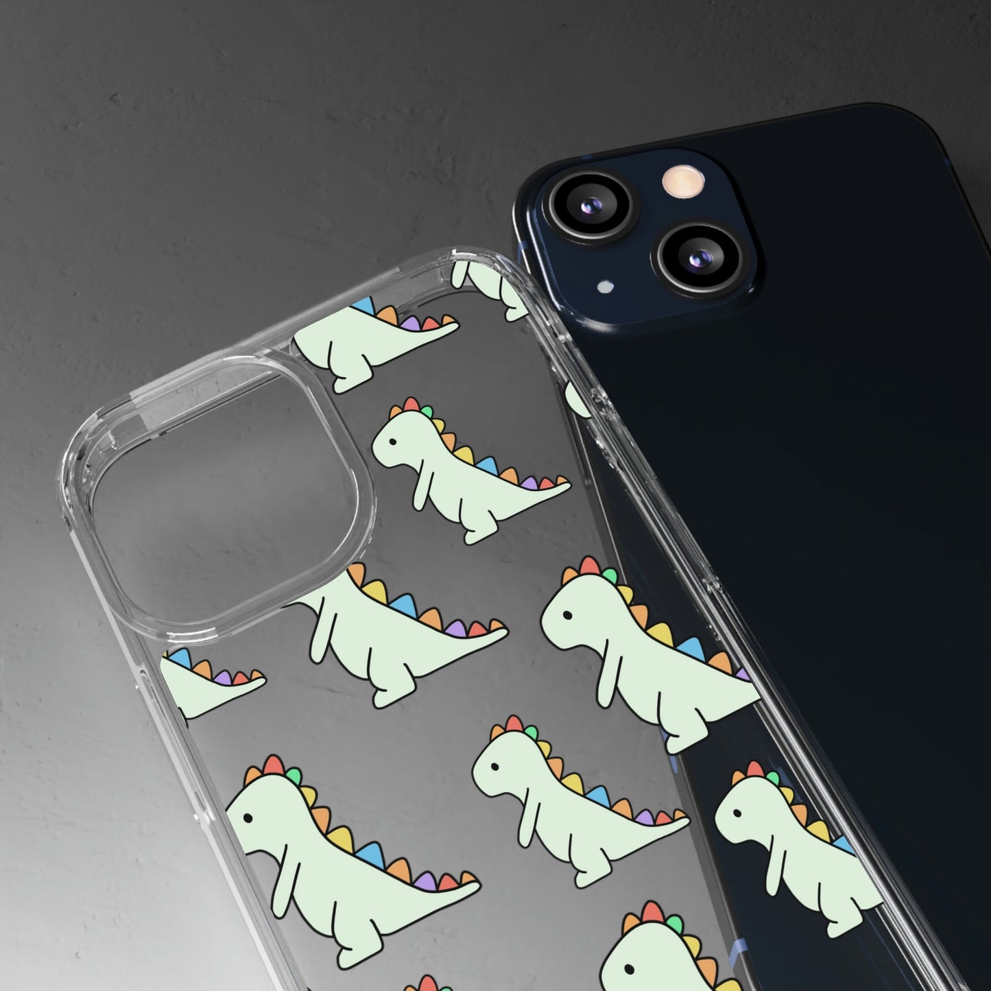 Pride LMBTQ Little Dinosaurs Clear Case - Classy Cases - Phone Case - iPhone 13 Mini - Without gift packaging -