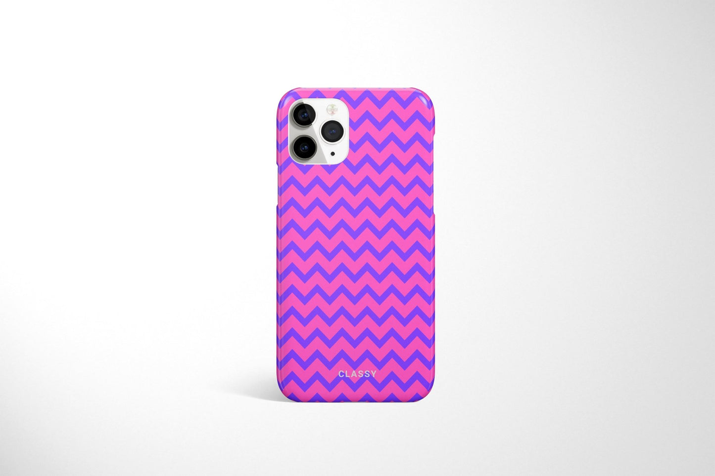 Purple and Pink Pattern Snap Case - Classy Cases - Phone Case - iPhone 14 - Glossy -