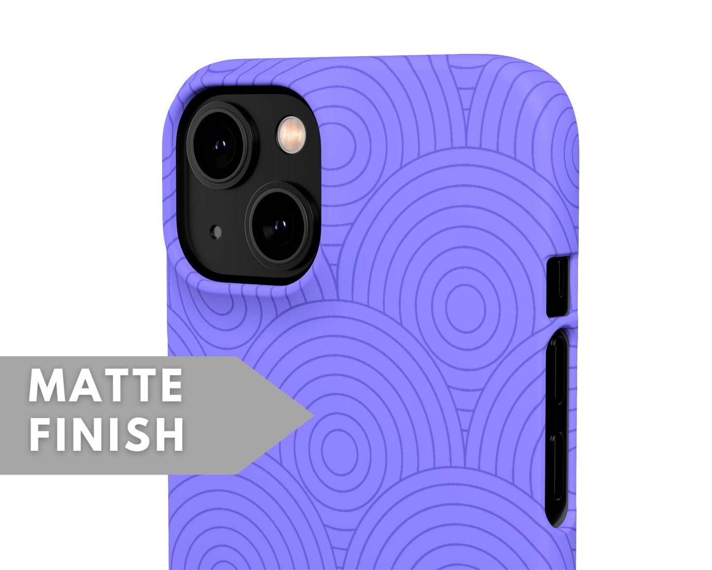 Purple Circles Snap Case - Classy Cases - Phone Case - iPhone 14 - Glossy -