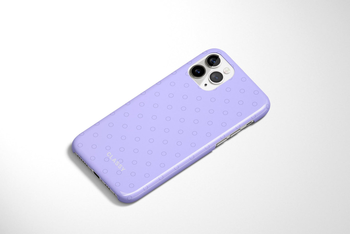 Purple Dots Snap Case - Classy Cases