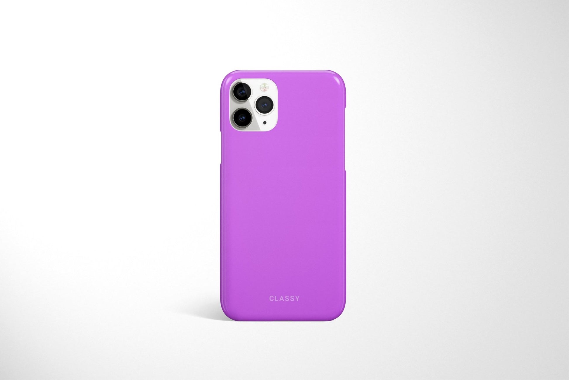 Purple Snap Case - Classy Cases - Phone Case - iPhone 14 - Glossy -