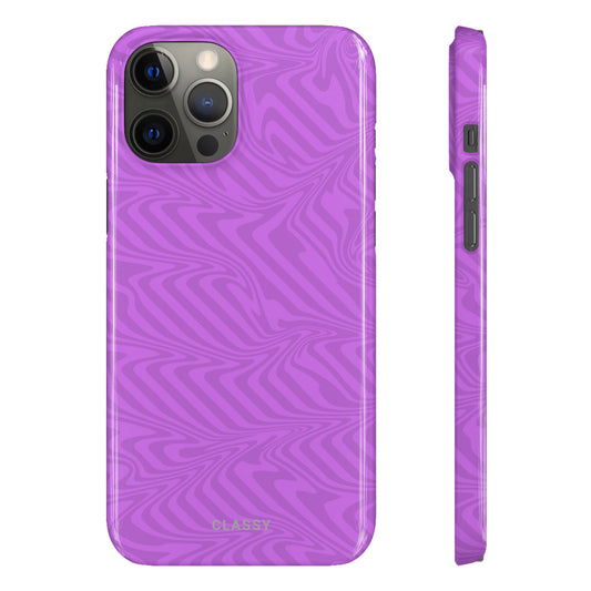 Purple Swirl Snap Case - Classy Cases